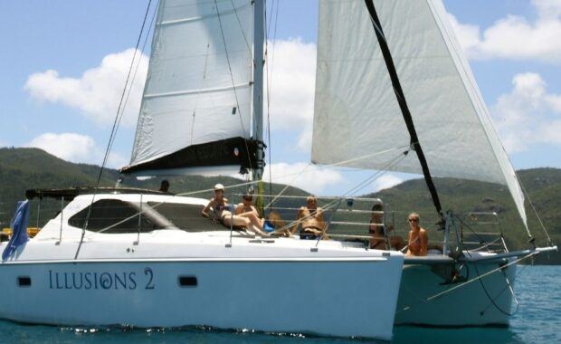 Illusions II sailing yacht in the Whitsundays