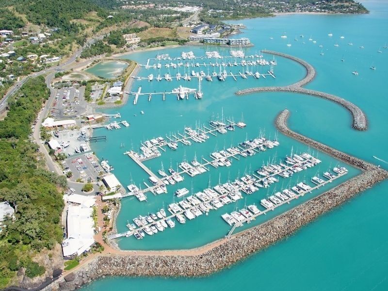 Aerial image of Coral Sea Marina in 2013