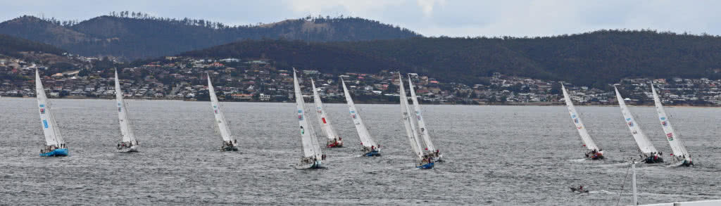 Hobart Clipper Yacht Race Start